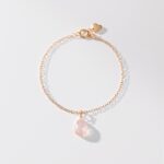 ローズクォーツチャーム K18ブレスレット