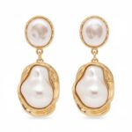 バロックパール K18ドロップピアス